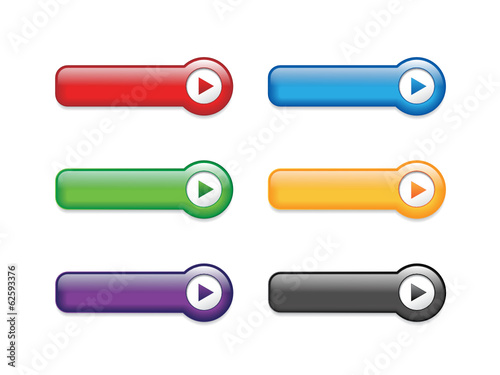 BUTTONS POSTER (website internet web series set template blank)
