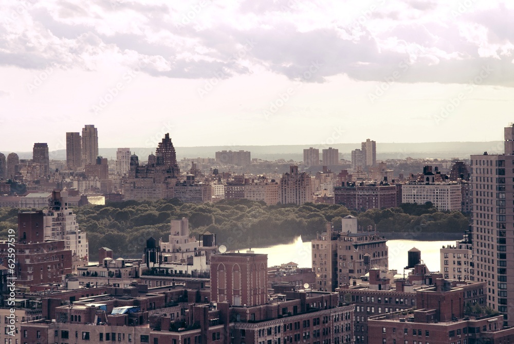 new york city mit blick auf central park