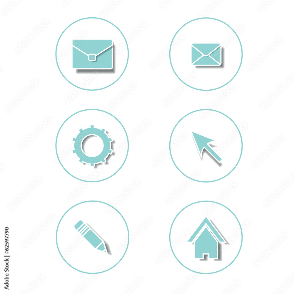 Set of business icons