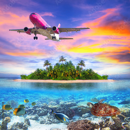 Holidays on the tropical island of Maldives © Patryk Kosmider