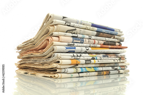 Stapel Zeitungen