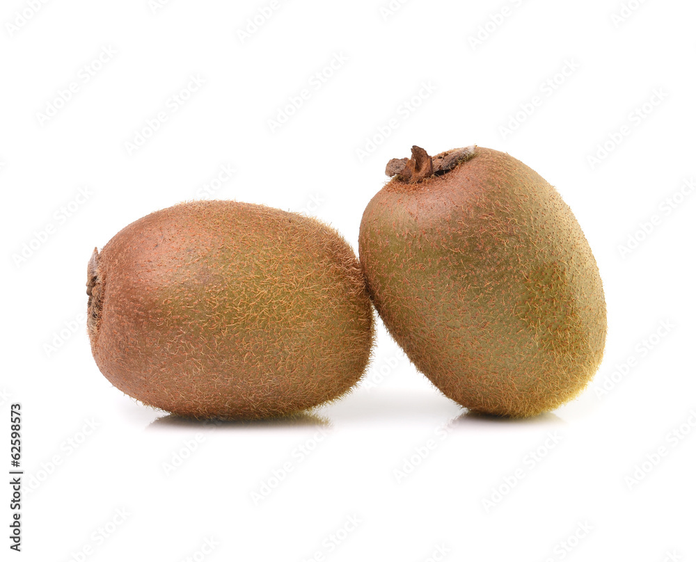 Kiwi fruit isolated on white background