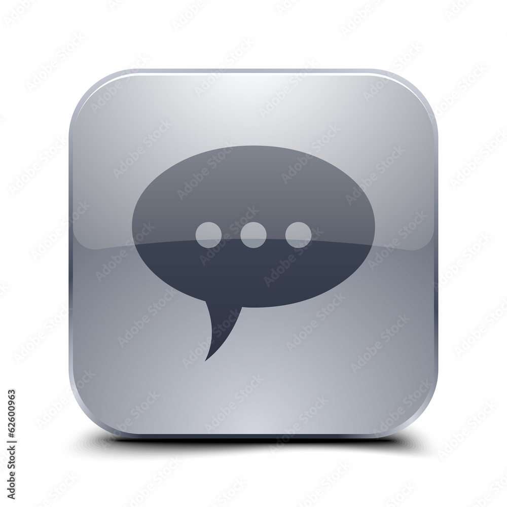 Naklejka premium Chat button