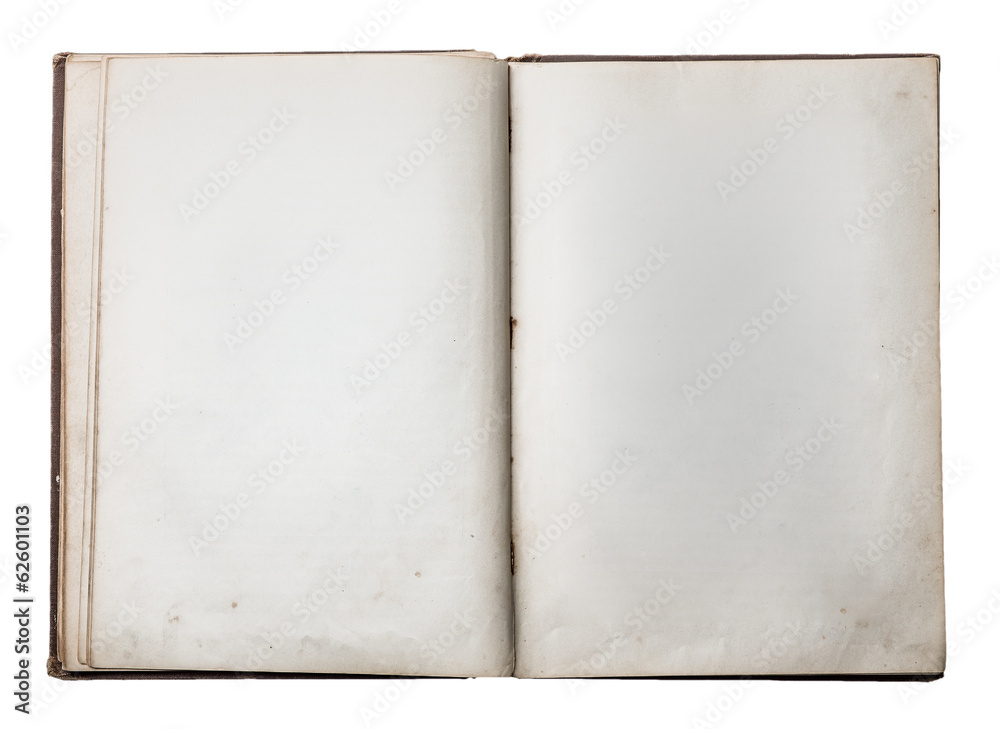 Fototapeta premium open book isolated