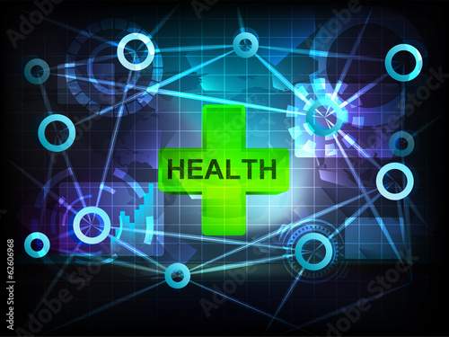 health in business world transfer network vector photo