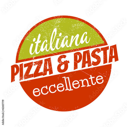 pizza pasta symbol logo restaurant