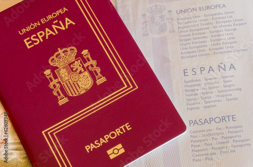 Spanish passport photo