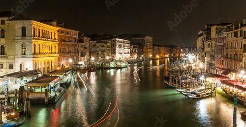 Grand Canal à Venise la nuit © FredP