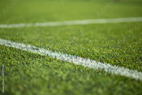 Close-up of soccer turf