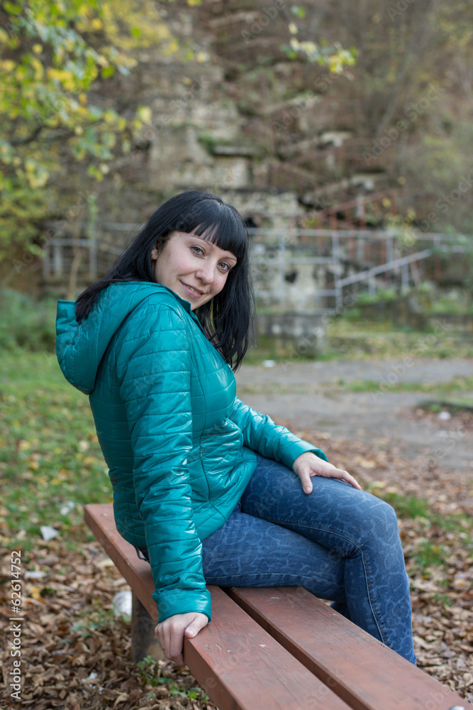 Young beautiful girl on a walk in the country Young beautiful girl on a walk in the country