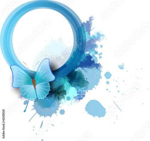Abstract round frame