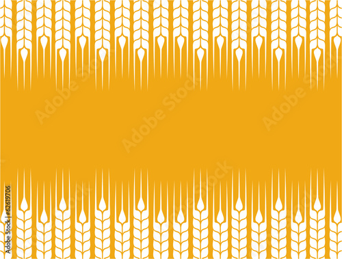 background with wheat ears