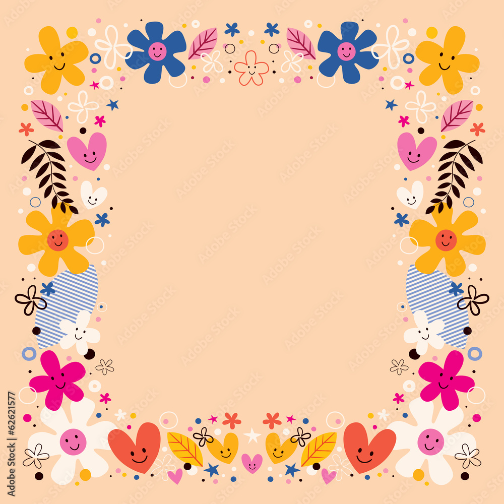 flowers border flowers border