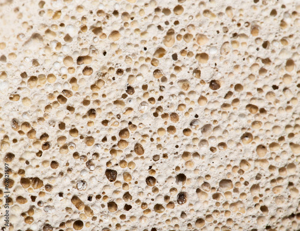 background of pumice. macro