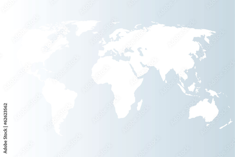World Map Vector gradient white