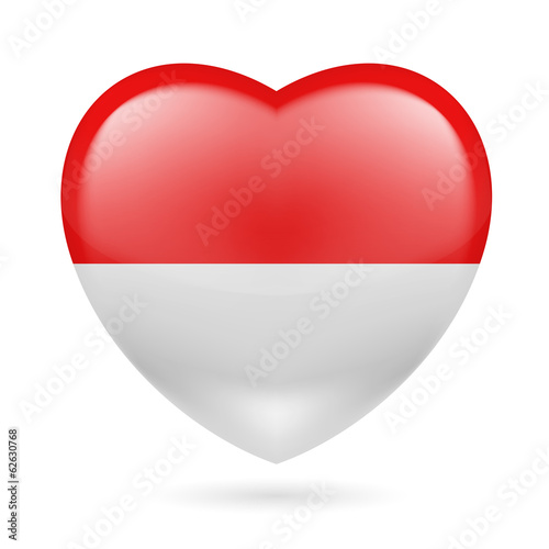 Heart icon of Monaco Free Download Heart icon of Monaco - GFXLoad