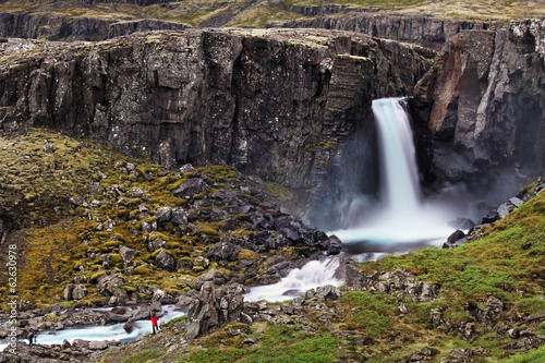 Bleiksarfoss in Eskifjordur  east of Iceland