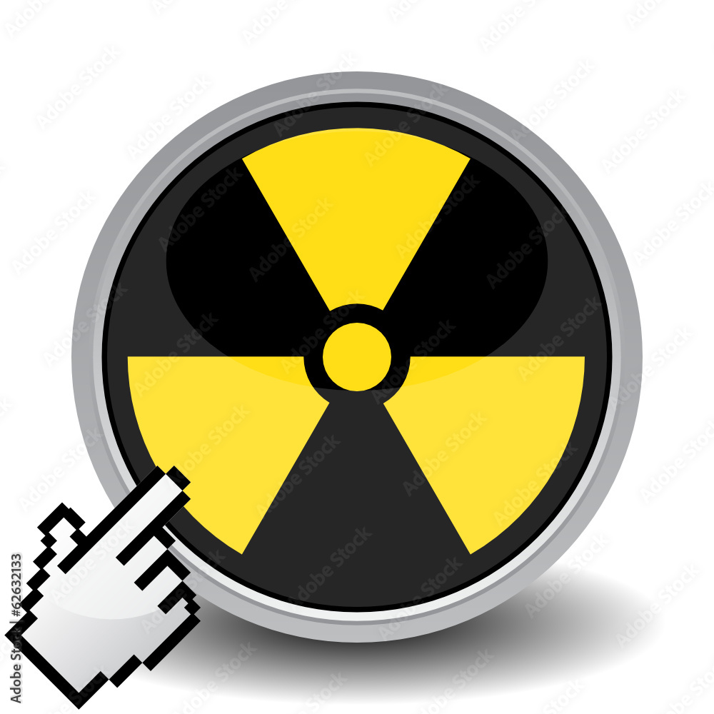 Fototapeta premium RADIATION ICON