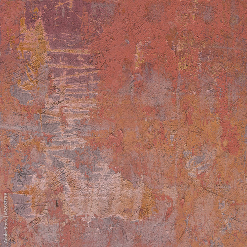 abstract grunge orange pink wall backdrop