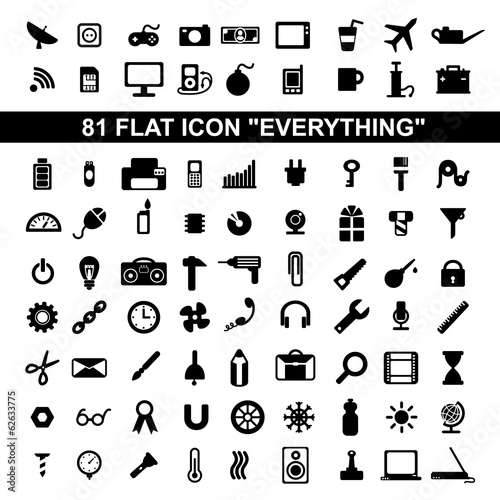 flat icons