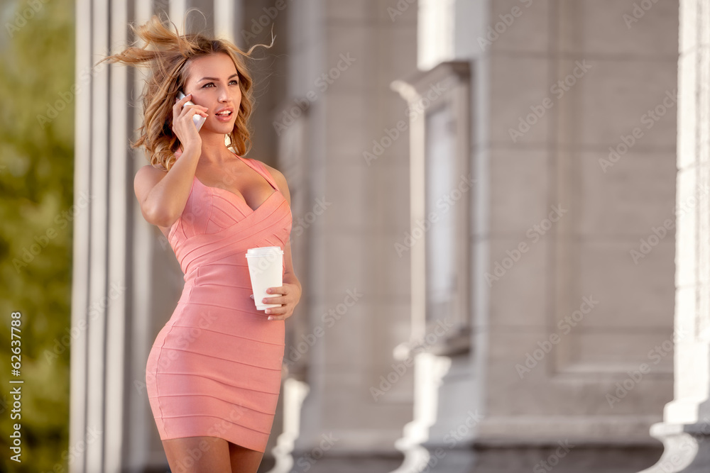 Fototapeta premium Business call.