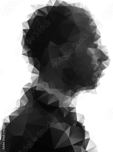 Profile of young man