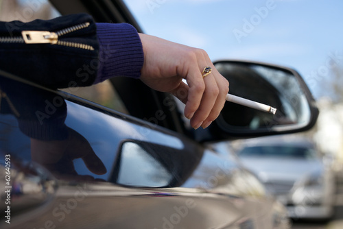 Smoking in car