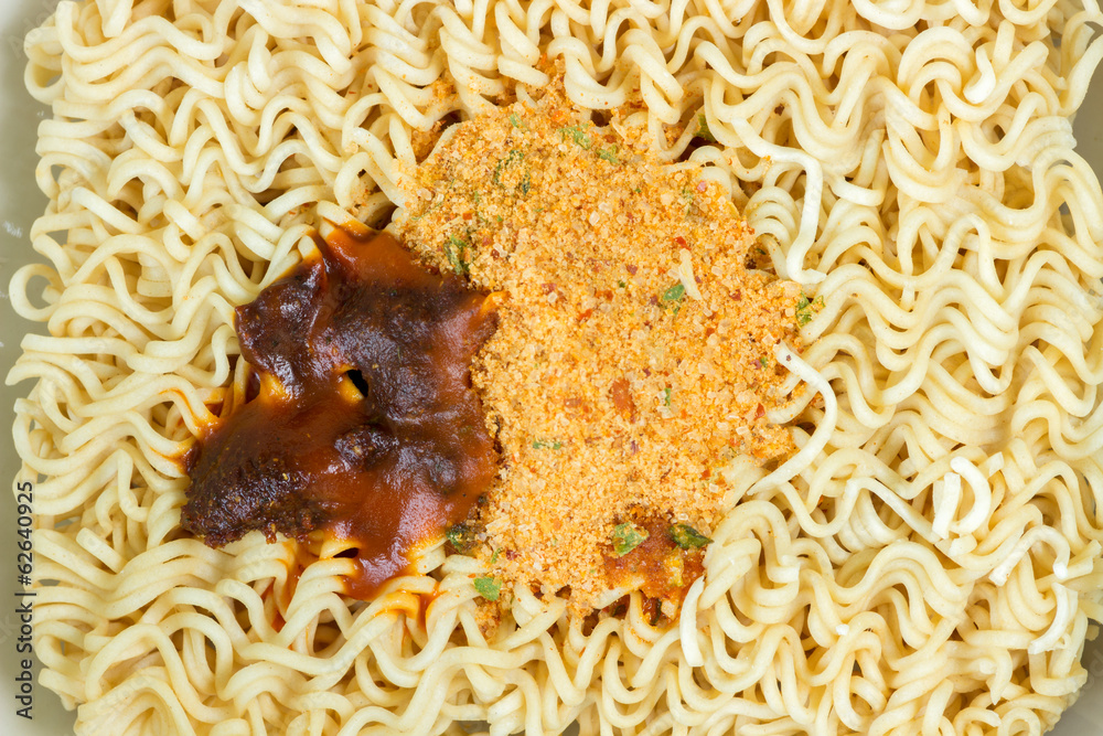 Asian ramen instant noodles close up Stock Photo Adobe Stock