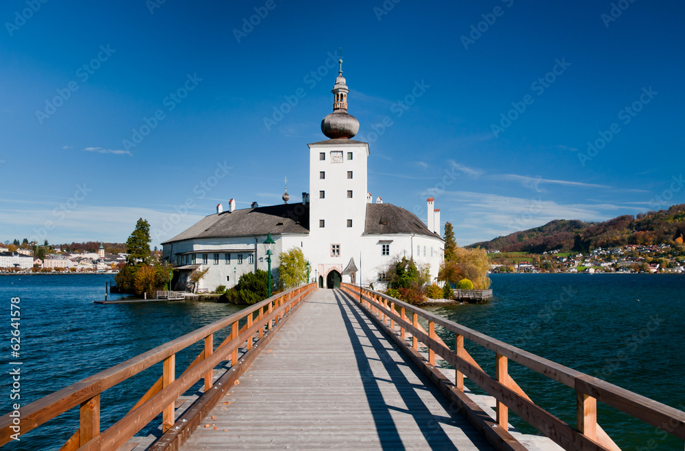 Ort castle bridge, Austria