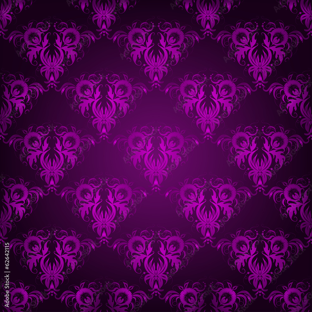 Seamless with elegant damask ornament Seamless with elegant damask ornament
