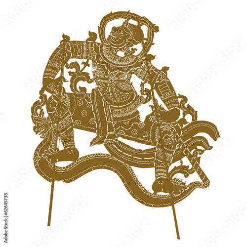 illustration of Shadow Puppets(Nang Talung)