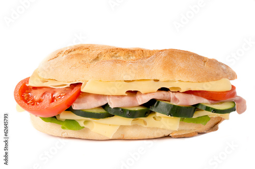 Big sandwich isolated