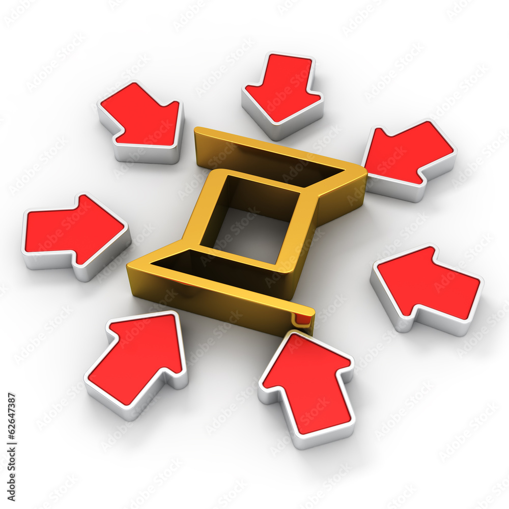 Zerocoin in the spotlight Stock Illustration Adobe Stock