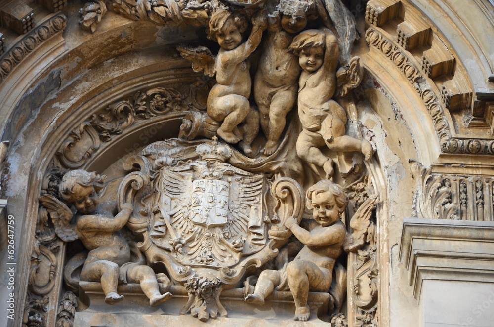 Ornamental putti, George Enescu Museum, Bucharest