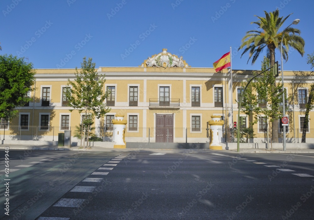 Military barrack in Seville, Spain