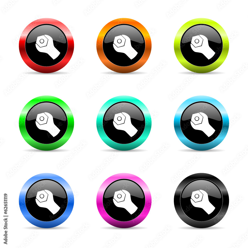 tool icon vector set tool icon vector set