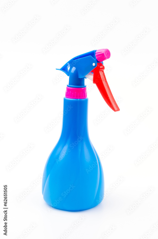 Spray bottles isolated white background Spray bottles isolated white background