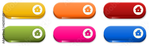 Wallpaper Mural the glossy homepage button set Torontodigital.ca