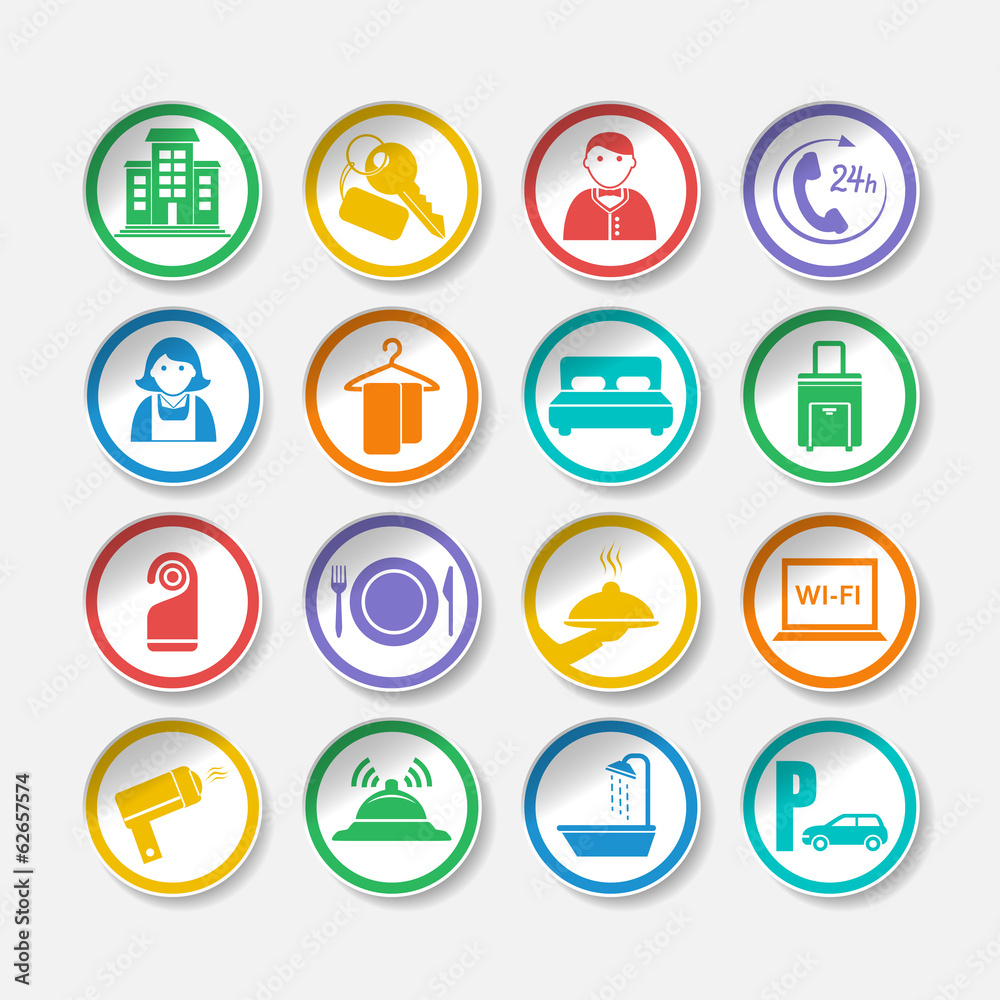 Hotel travel stickers Hotel travel stickers