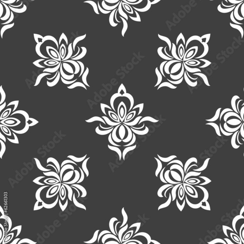 Grey seamless pattern background