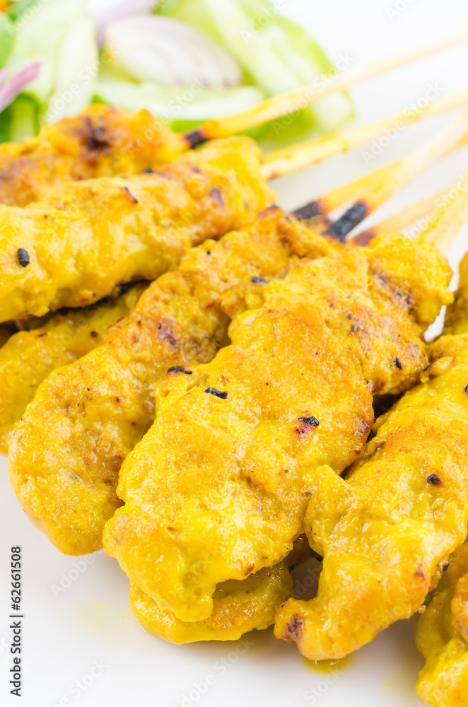 Pork satay thai cuisine food Pork satay thai cuisine food