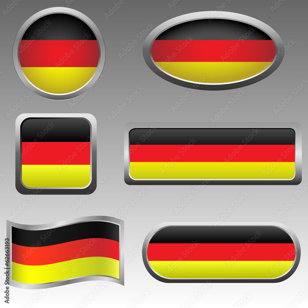 Germany signs on the white background. Vector. Germany signs on the white background. Vector.