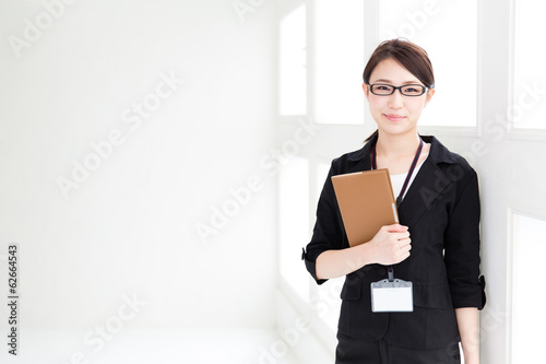 asian businesswoman in the office photo