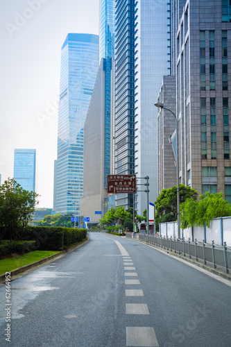 city road in shanghai
