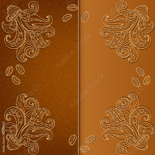 Cover design the menu for coffee