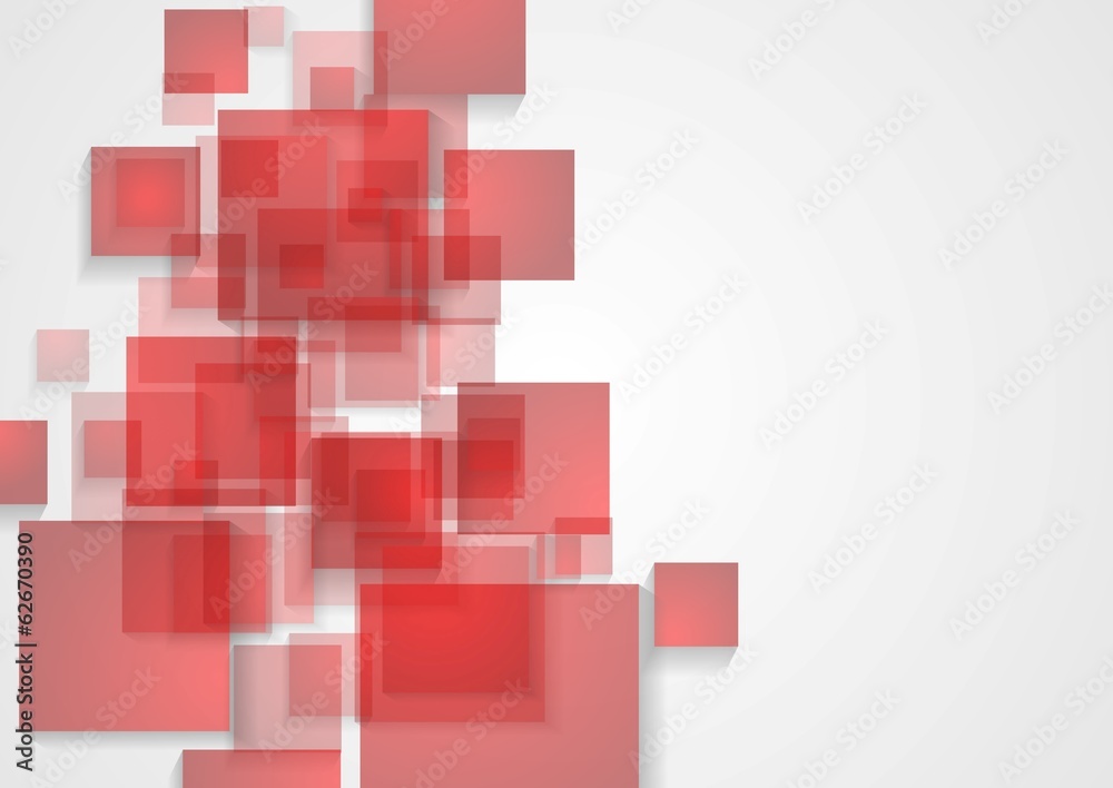 Obraz premium Abstract tech squares design