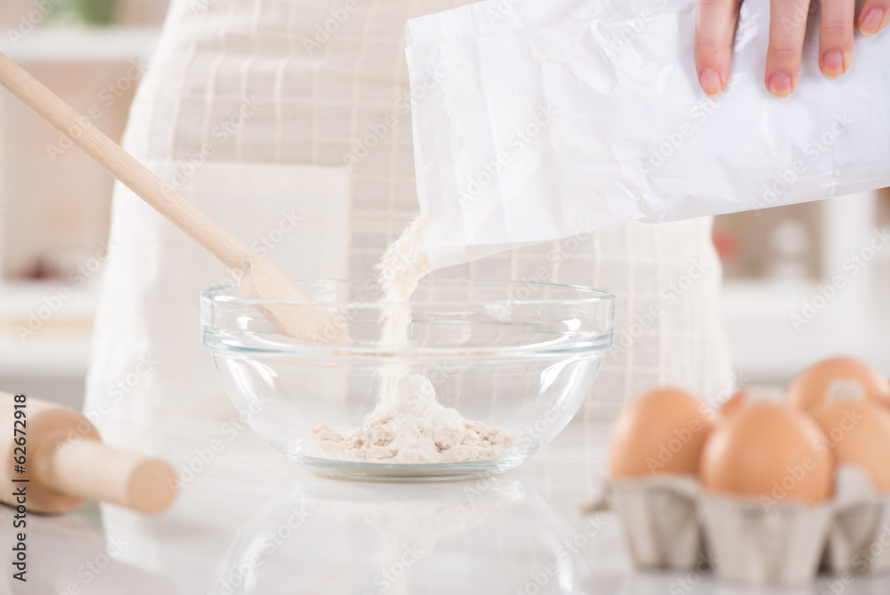 Making dough Making dough