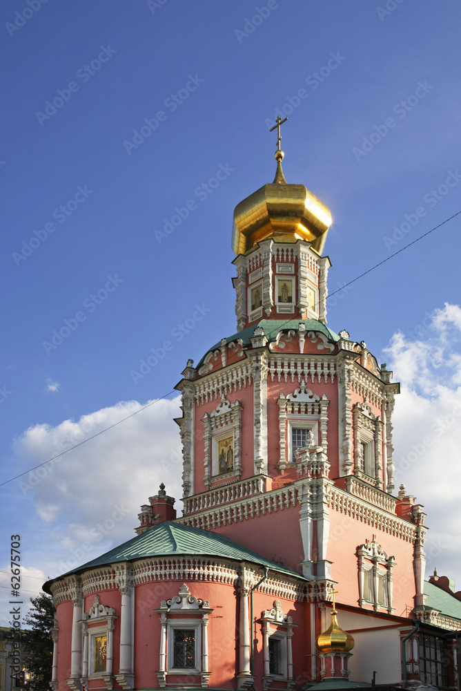 Obraz premium Богоявленский собор Богоявленского монастыря в Москве. Россия