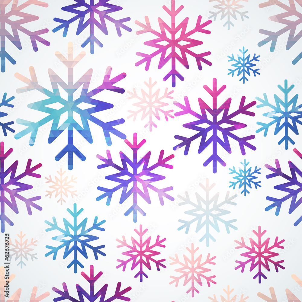Vector snowflakes pattern. Abstract snowflake of geometric shape Vector snowflakes pattern. Abstract snowflake of geometric shape