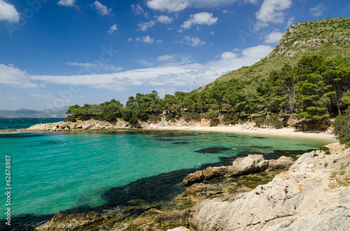 Sardinia Cala Moresca bay  near Golfo Aranci